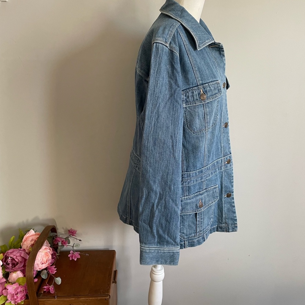 Eddie Bauer Denim Chore Coat View 3